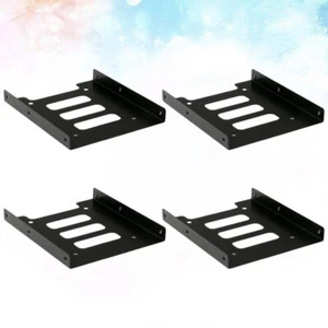 4Pcs 2.5 to 3.5 Inches Desktop SSD Tray Hard Disk Drive HDD Mounting Bracket - Picture 1 of 11