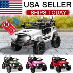 12V Kids Ride on Truck Car Electric Off-Road SUV Vehicle With Remote LED Lights - Picture 1 of 52