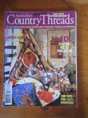 MAGAZINE AUSTRALIAN COUNTRY THREADS   VOL. 1.  NO. 6  GREAT  ** MUST SEE - Image 1 of 2