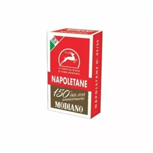 CARTE DA GIOCO NAPOLETANE ROSSE MODIANO 150° ANNIVERSARIO PROFESSIONALI - Foto 1 di 2