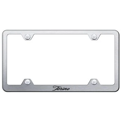 Ford Torino Laser Etched Logo Wide Body License Plate Frame - Image 1 of 3