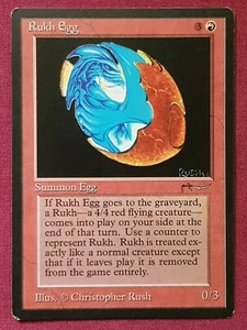 Magic The Gathering ARABIAN NIGHTS RUKH EGG DARK red card MTG - Bild 1 von 2