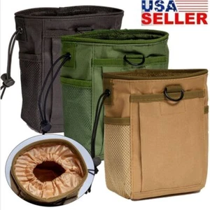 Tactical Utility Dump Magazine Pouch Heavy Duty Molle Military Bag Outdoor - Picture 1 of 15