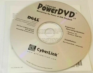 CyberLink Power DVD v4.0 PC Dell Windows XP / 2000 SP2 - Picture 1 of 1