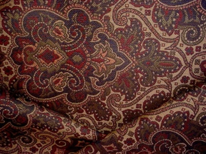 1Y KRAVET 22976 BALTIC HUNTER GREEN PERSIAN FLORAL JACQUARD UPHOLSTERY FABRIC - Picture 1 of 4