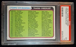 ⚾️Complete PSA Graded 1974 TOPPS TRADED 44 Card Set⚾️ MID/HIGH GRADE Avg EX/NM! - Picture 1 of 24