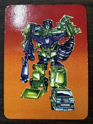 Transformers G1 Hasbro Action Card 1985 115 Devastator - Image 1 of 2