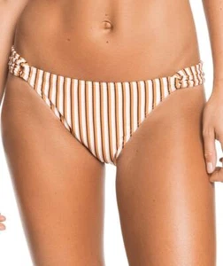 Roxy 281875 Printed Beach Classics Full Bottoms Golden Ochre Mony Stripes SM - Picture 1 of 3