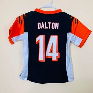 Nike Bengals Jersey Youth Large 7 On Field Andy Dalton #14 NFL as is - Picture 1 of 10