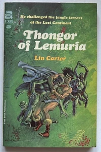 Thongor of Lemuria by Lin Carter 1966 Ace F-383 Paperback - Picture 1 of 6