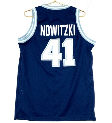 Vintage Dirk Nowitzki Dallas Mavericks Nike Rewind Jersey Medium Blue Nba Sewn Cover