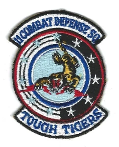 60s 11th COMBAT DEFENSE SQUADRON 'TOUGH TIGERS' patch - Picture 1 of 2