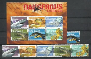FAUNA, AUSTRALIA, YV # 2603/8 + BL 93, MNH - Picture 1 of 1
