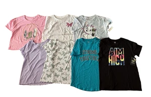 NEW GIRL size 14-16 lot of 7 t-shirts summer tops - Picture 1 of 12