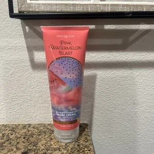 Bath & Body Works PINK WATERMELON BLAST Ultimate Hydration Body Cream 8oz NEW - Picture 1 of 2