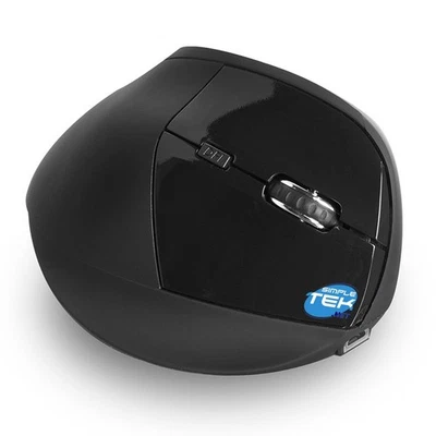 Ewent Mouse Vertical Wireless Universal PC Computer Mac 1800DPI - Image 1 of 4