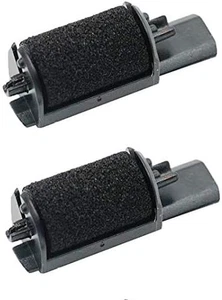 Pack de 2 Compatible para Casio HR-8TE plus y HR-8TM plus Calculadora Rodillo de Tinta, B - Imagen 1 de 12