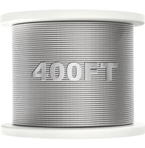 BLIKA 400FT 1/8" Stainless Steel Cable, T316 Marine Grade, Stainless Steel Wire - Picture 1 of 7