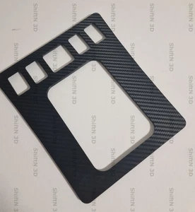 Mercedes W201 190E tableau de bord tableau de bord console centrale aspect carbone mat - Photo 1/7