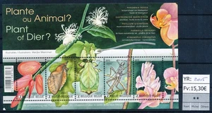 LS38804 Belgium 2015 plants insects nature good sheet MNH fv 15,3 EUR - Picture 1 of 1