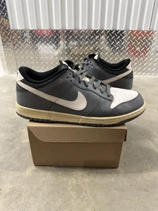 Nike Dunk Low Grey Black White Size 13 WORN 318019-023 Authentic Men’s Shoe - Picture 1 of 7