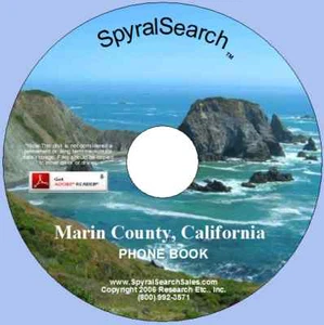 CA - Marin County 1968 CD rubrica telefonica - Foto 1 di 1