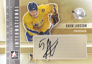 11-12 ITG Heroes and Prospects Adam Larsson International Auto  Edmonton Oilers - Picture 1 of 1