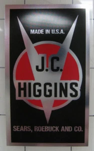 J C Higgins badge decal - Picture 1 of 1