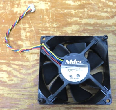 xerox c315 Nidec Printer Fan  T92C24MS2A7-57A191 / 24 VDC w/ Mounting Screws - Image 1 of 4