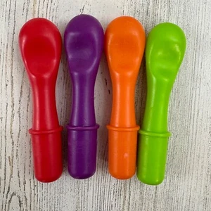 LOT of 4 Learning Resources Hedgehog Replacement Red Purple Green Orange Spikes - Picture 1 of 2