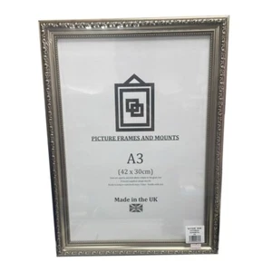 Victorian Gunmetal Picture Frame – 12 x 10" (30 x 25cm) – Classic Ornate Design - Picture 1 of 1