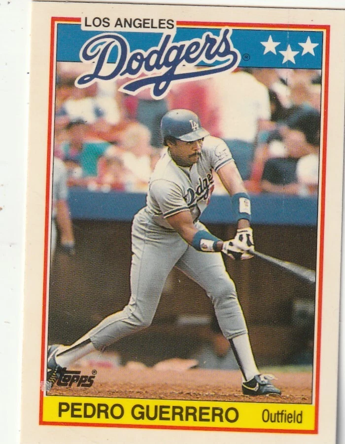 FREE SHIPPING-MINT-1988 Topps Minis Pedro Guerrero #28 DODGERS - Image 1 of 1