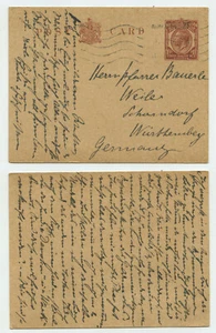 73560 - Ganzsache - Postkarte nach Schorndorf - Bild 1 von 2