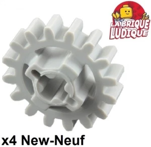 Lego Technic 4x Gear 16 Tooth Gray/Light Bluish 94925 - Picture 1 of 1