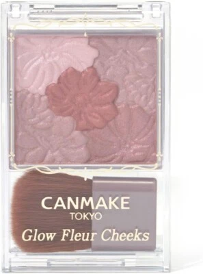 CANMAKE Glow Fleur Cheeks 14 Rose Tea Fleur 6.1g From Japan - Image 1 of 3