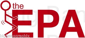Screw EPA Funny Decal Turbo Diesel Truck Big Rig Farm / Country Boy Sticker - Imagen 1 de 2