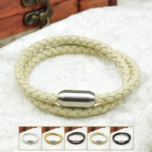 ❦ Pulsera ULLA | Cuero | 5 mm | Surfer | Cierre magnético | 01 ❦ - Imagen 1 de 8