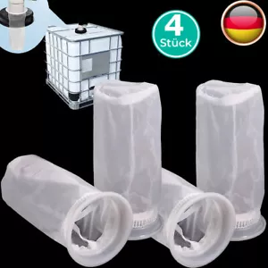4x IBC Tank Regenfilter Deckelfilter Wasserfilter Nylon Filter Filter Wassertank - Bild 1 von 10