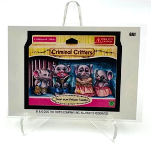 Criminal Critters Guest Artist GREG13 2020 Wacky Packages Greg Treize Calico - Picture 1 of 7
