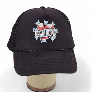 Primal Decor Tattoo Shop Snapback Hat Black Rope Mesh Back Cap One Size Nissun - Picture 1 of 9