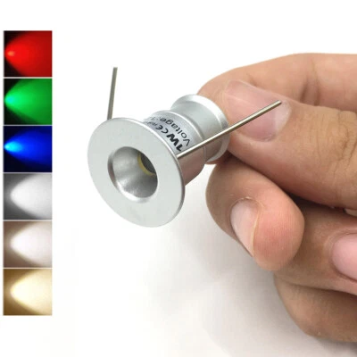 1W 20mm Mini-LED-Strahler 12 V Deckeneinbauleuchte Vitrinen-Display-Lampen 30° - Bild 1 von 4