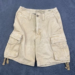 Vintage Abercrombie & Fitch Shorts Mens 28 Cargo Twill 7 Pocket Heavy Baggy Y2K - Picture 1 of 7