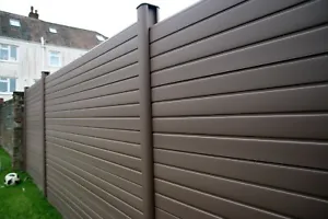 More details for composite fence panels - fencing pvc- posts - plastic long lasting- gravel board