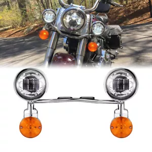LED Passing Turn Fog Lights Bar For Honda Magna 750 Shadow Spirit 1100 VT1100C - Foto 1 di 11