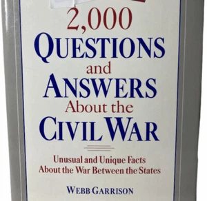 2,000 Questions and Answers About the Civil War HC LN DJ - Picture 1 of 4