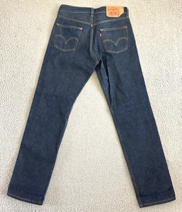 VTG 90s Levis 501XX Jeans Mens 31x34 Shrink-to-Fit Raw Rigid Indigo 100% Cotton - Picture 1 of 24