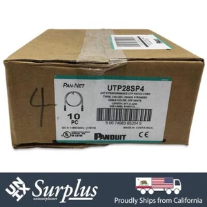 New 20 Pack Slim Panduit Cat6 4ft Network Patch Cable / Cord RJ45 UTP LAN White - Picture 1 of 4