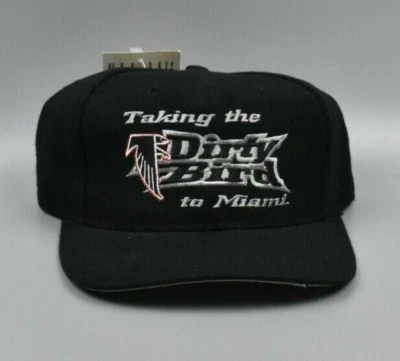 Atlanta Falcons Dirty Bird Super Bowl Logotipo Encuadernado 7 Lana Snapback Gorra Sombrero - Nuevo con Etiquetas Foto 1 de 3