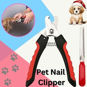 Pet Nail Clippers Scissor Dog Cat Cutter Rabbit Toe Claw Paw Heavy Duty Grooming - Picture 1 of 11