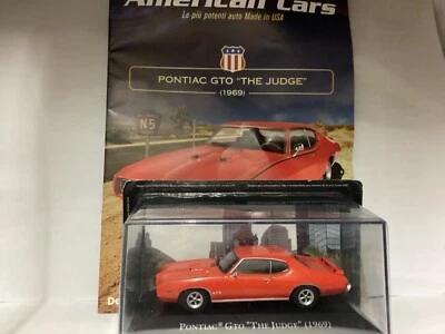 American cars PONTIAC GTO THE JUDGE 1969 1:43, die-cast, nuova DEAGOSTINI - Immagine 1 di 4